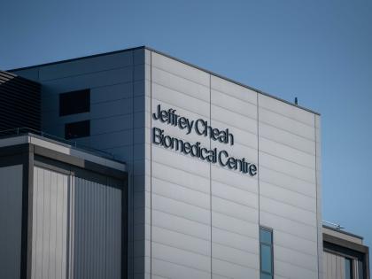 External image of the Jefftey Cheah Biomedical Centre building